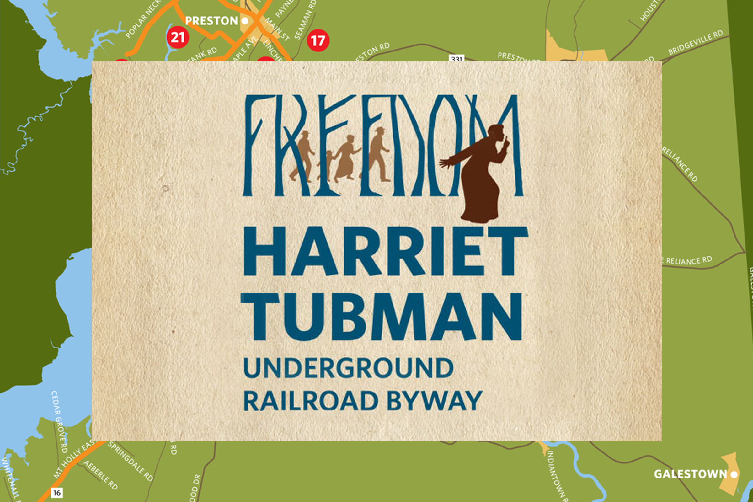 underground railroad harriet tubman map