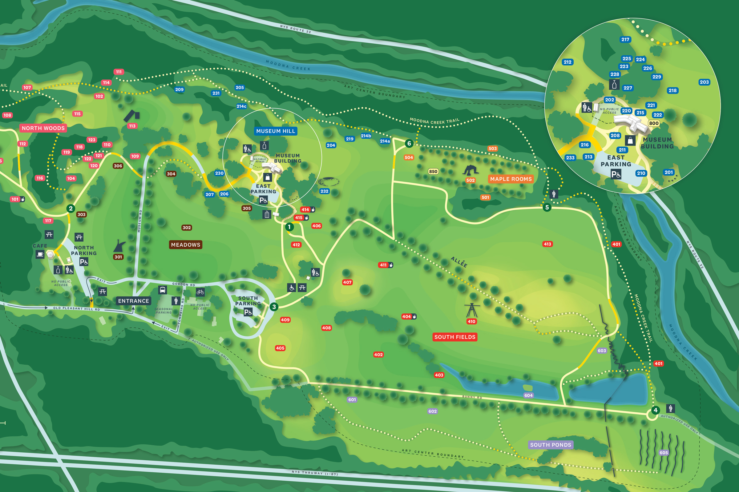 Storm King Sculpture Park Map - Briana Teresita